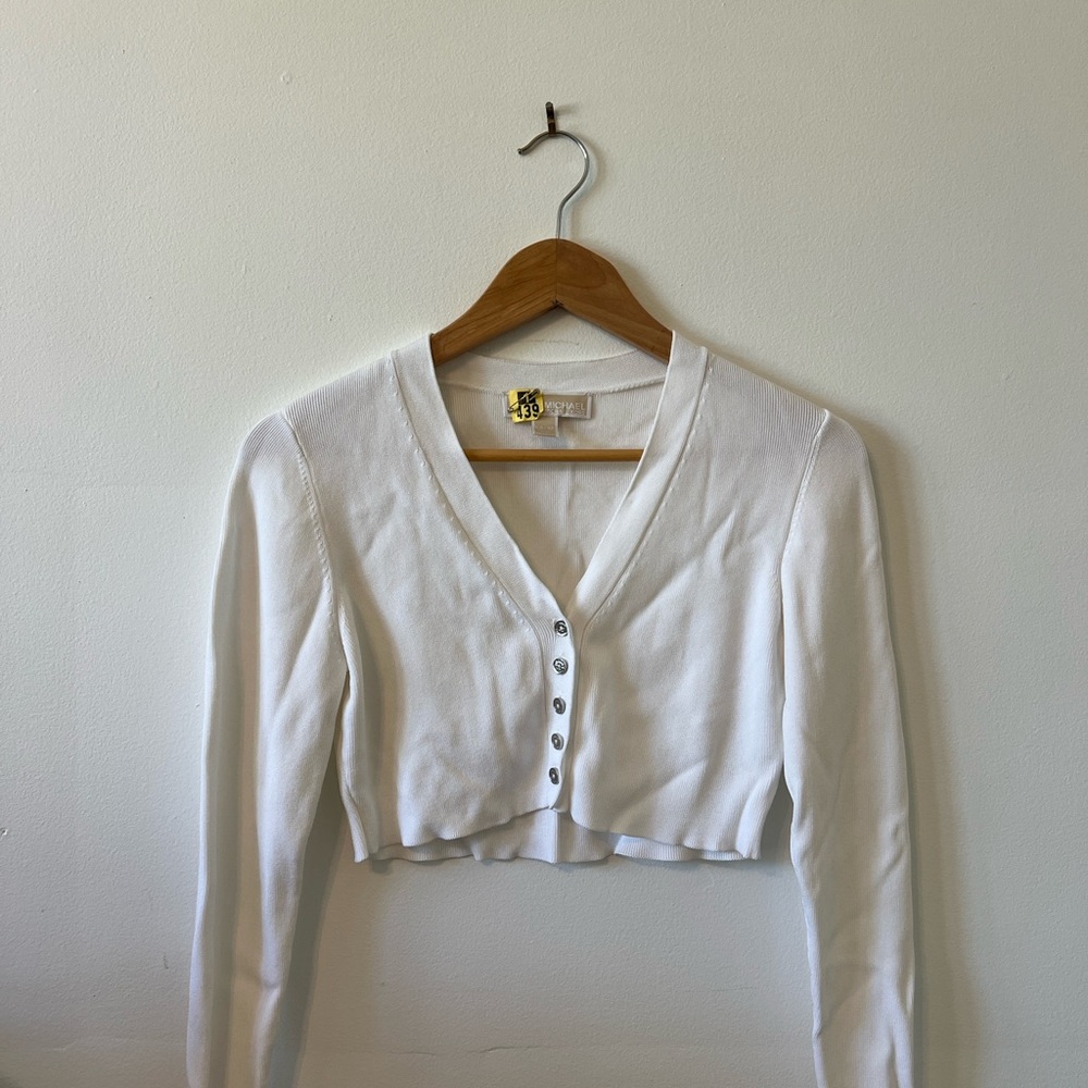 Micheal Kors Cropped Cardigan